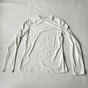 Zeagoo Womens White Longsleeve Shirt Small Crew Neck Undershirt